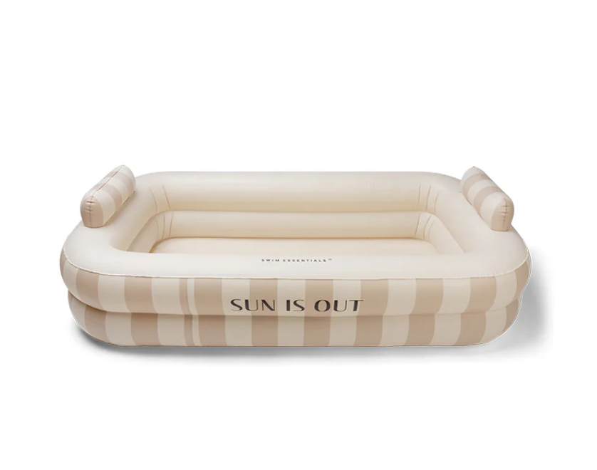 Beige Zwembad Opblaasbaar | 211 x 132 x 46 cm