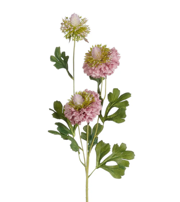 Kunstbloem Real Touch Pom | Roze | 78cm