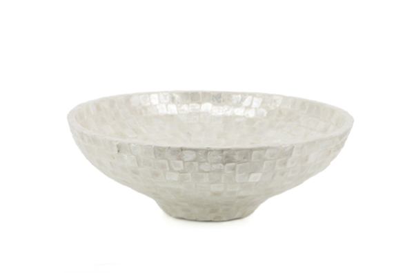 Schelpen Schaal Capiz Kova | 30x30x15