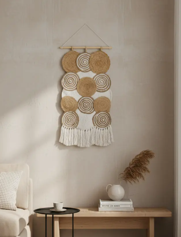 Wanddecoratie Spiral | 46x1x105cm