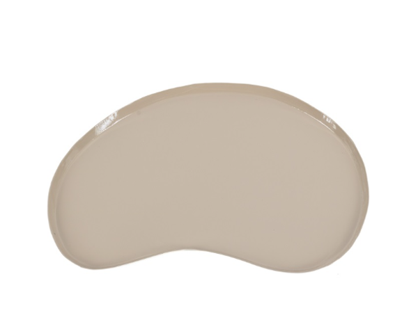 Metalen Kidney Dienblad | XS Beige | 33x19x2cm