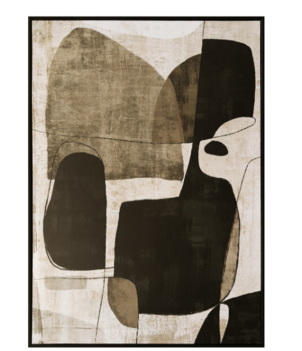 Schilderij In Lijst | Organisch | 80x120cm