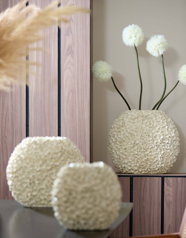 PRE ORDER Luxe Bloemenvaas Ivory | Ovaal | Verkrijgbaar in 3 maten