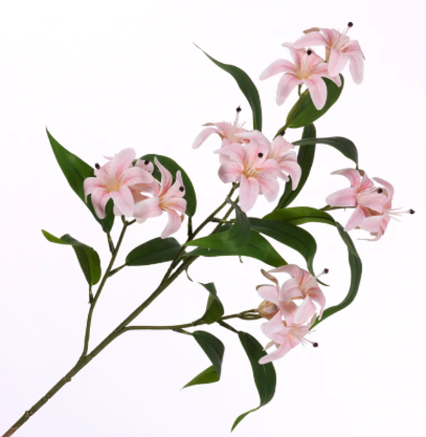 Kunstbloemen Lilium Pink | 79cm