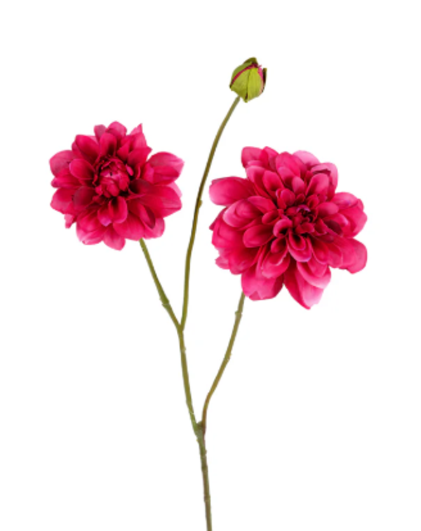 Kunstbloemen Dahlia Cerise | 80cm