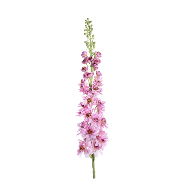 Kunstbloem Delphinium XL Roze | 135cm