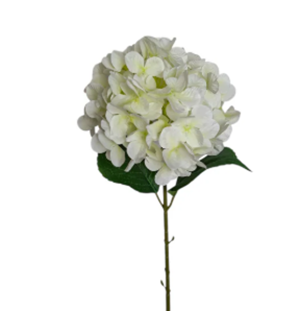 Kunstbloem Hortensia Wit | 65cm