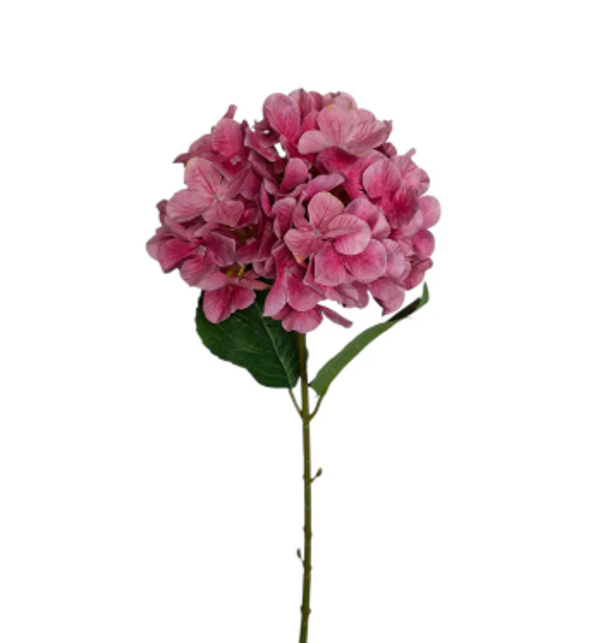 Kunstbloem Hortensia Dark Pink | 65cm