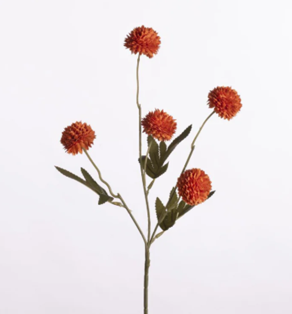 Kunsttak Mini Pom Pom Orange | 51cm