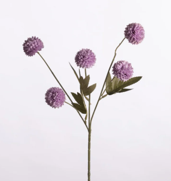 Kunsttak Mini Pom Pom Lila | 51cm