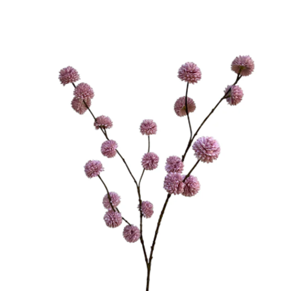 Kunsttak Mini Pom Pom Lila | 100cm