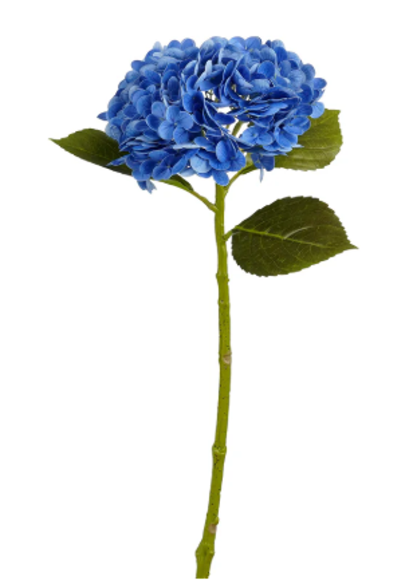 Kunstbloem Hortensia Real Touch Blue | 75cm