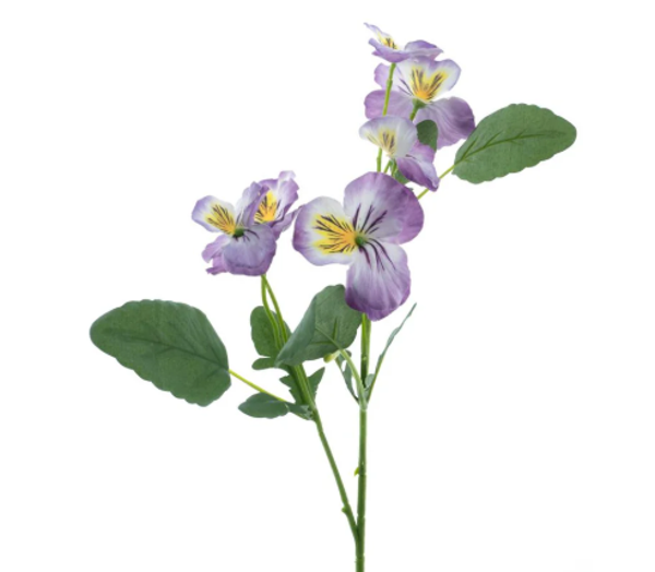 Kunstbloemen Viooltjes Paars | 65cm