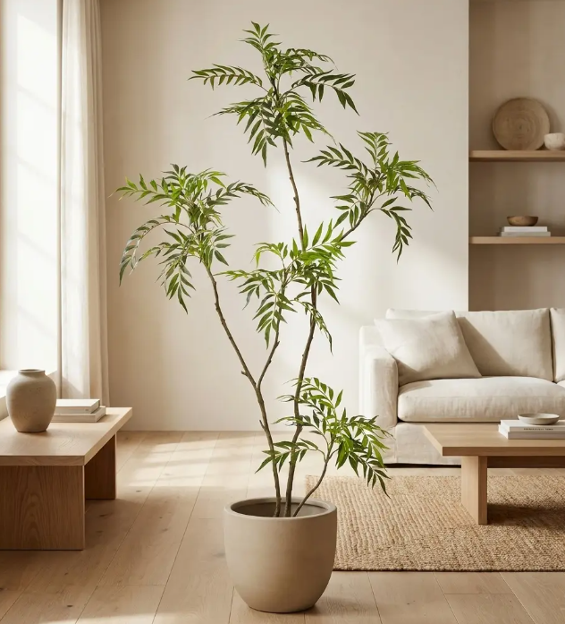 Kunst Mahonia Forunei Tree – 180 cm | Luxe Kunstboom