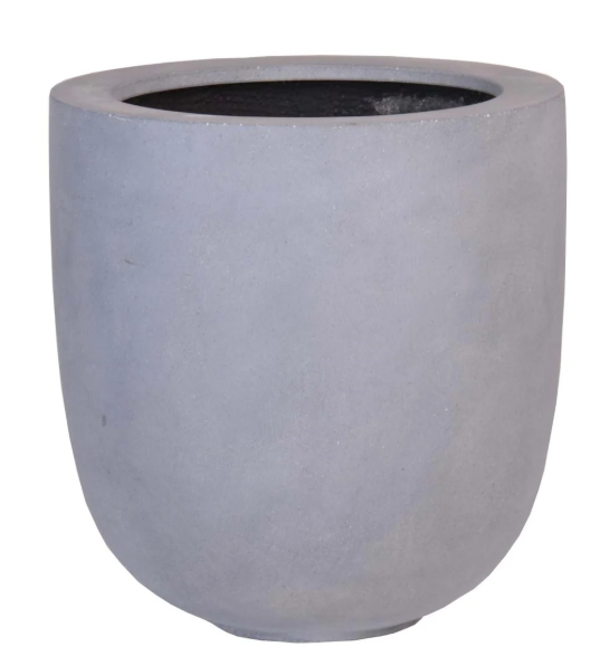 Bloempot 'Ducos' Grey | Vase The World | Ø33 x H35 cm