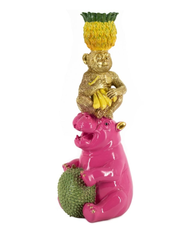 Kaarsenstandaard Animals – Decoratieve Kandelaar met Dieren 10x9x25cm | Homebound by Kolony