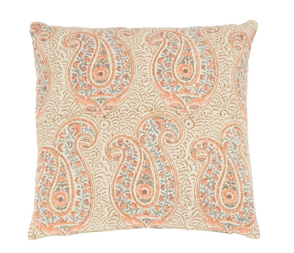 Kussen Batik Beige – Luxe Sierkussen 45x45cm met Batikprint