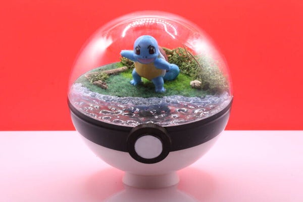 PokéBall Diorama petit Cara – Scène Miniature Pokémon