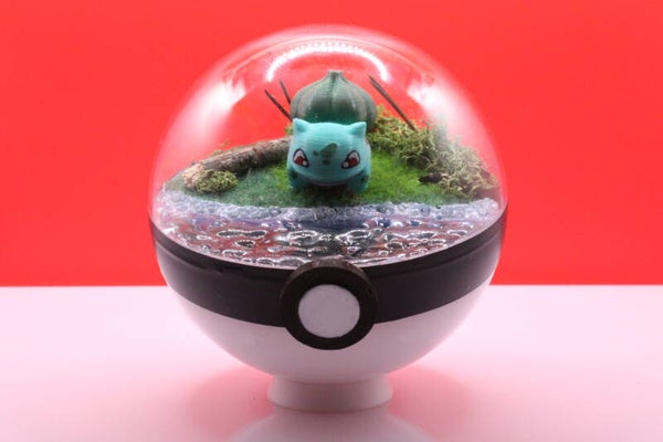 PokéBall Diorama le petit Bulbi – Scène Miniature Pokémon