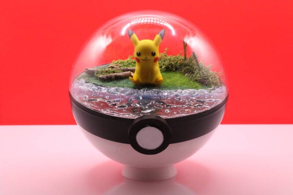 PokéBall Diorama Pika – Scène Miniature Pokémon