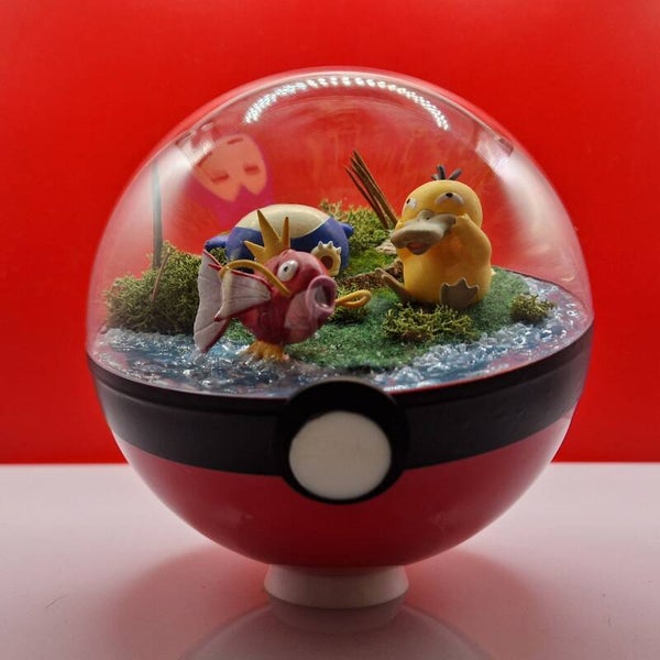 Pokéball Rivière Paisible – Psykokwak, Ronflex & Magicarpe
