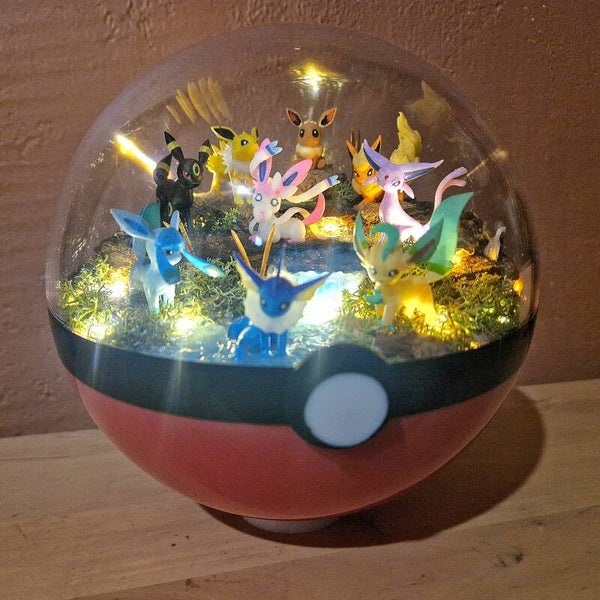 Pokéball Évoli et ses évolutions – Modèle unique ✨
