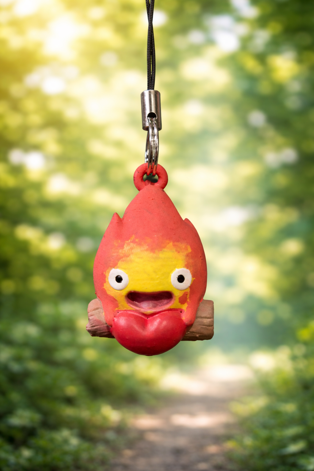 Porte-clés — Calcifer, flamme espiègle