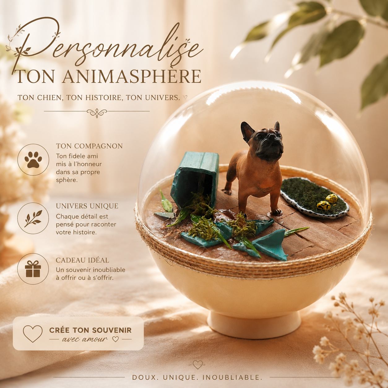 Animasphère Chien — Un univers miniature pour votre fidèle compagnon