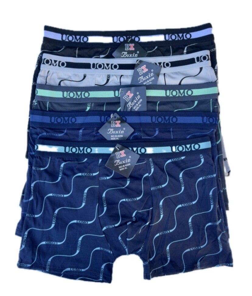 Katoenen herenboxershort. Per 3 stuks