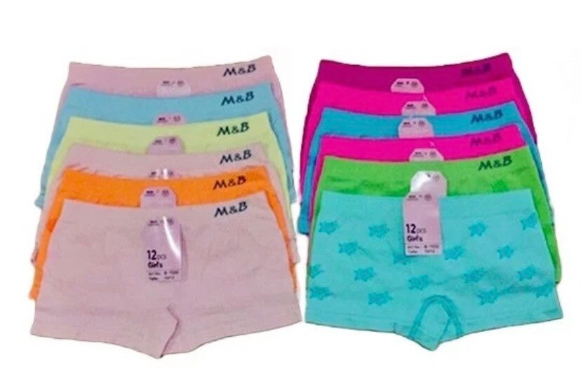 Meisjesboxershorts met sterretjes 3 stuks voor €8,00