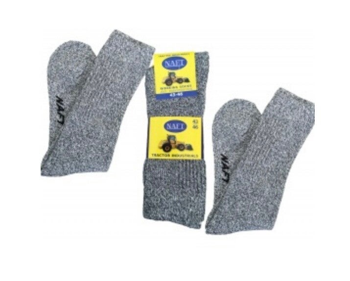 NAFT tractor grijze Werksokken  (3 pack)