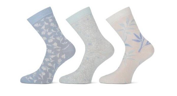 Damessok teckel design 3 pack