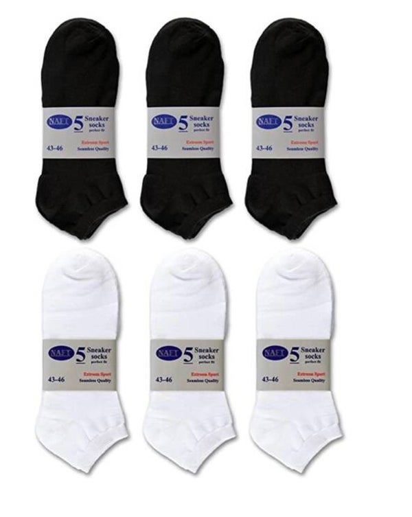 Naft Sneakersokken  zonder naad 5-pack