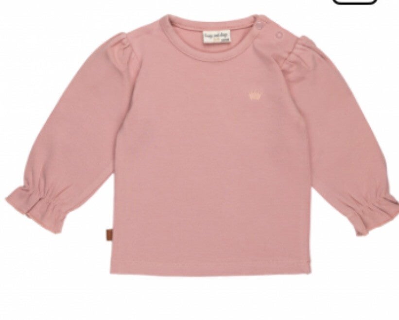 Ballerina babyshirt roze