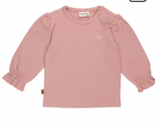 Ballerina babyshirt roze