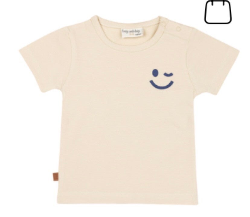 Smile shirt, wit