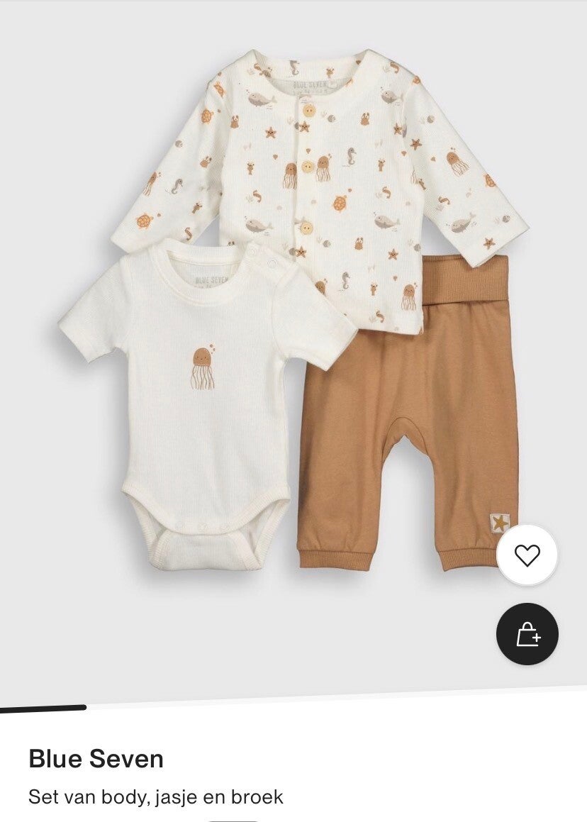 3-delige set,bruin body,broek,jasje