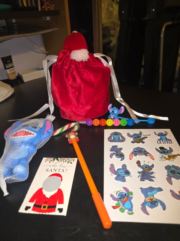 Christmas Children’s Goodie Bag - Velvet Santa