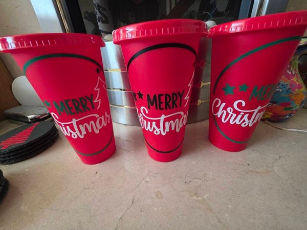 24oz Christmas Cold Cups
