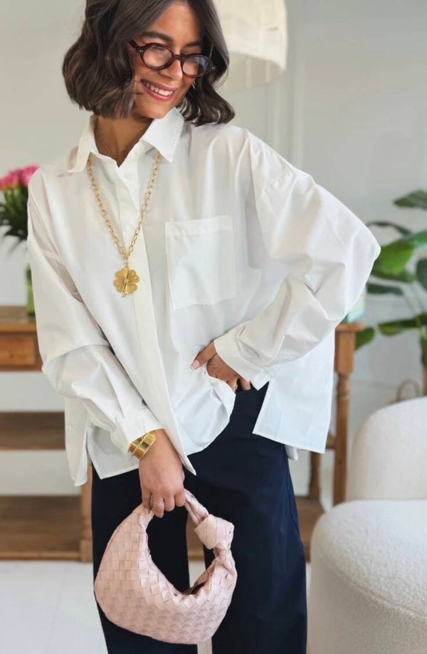 Chemisier dos plissé