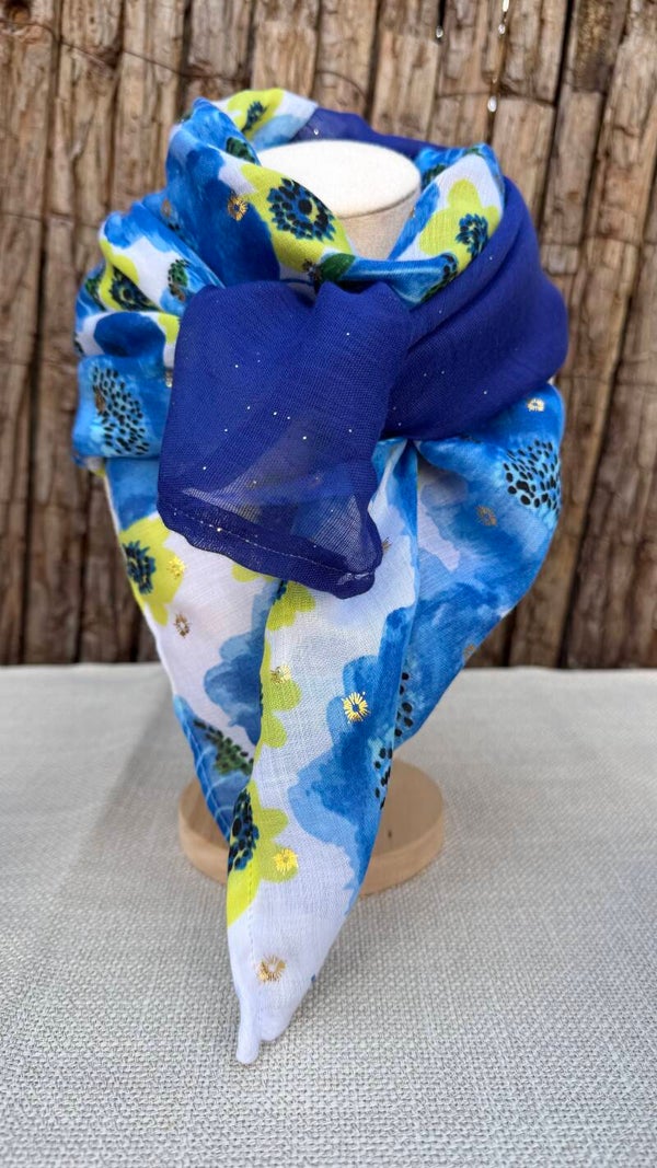Foulard enfant coquelicot