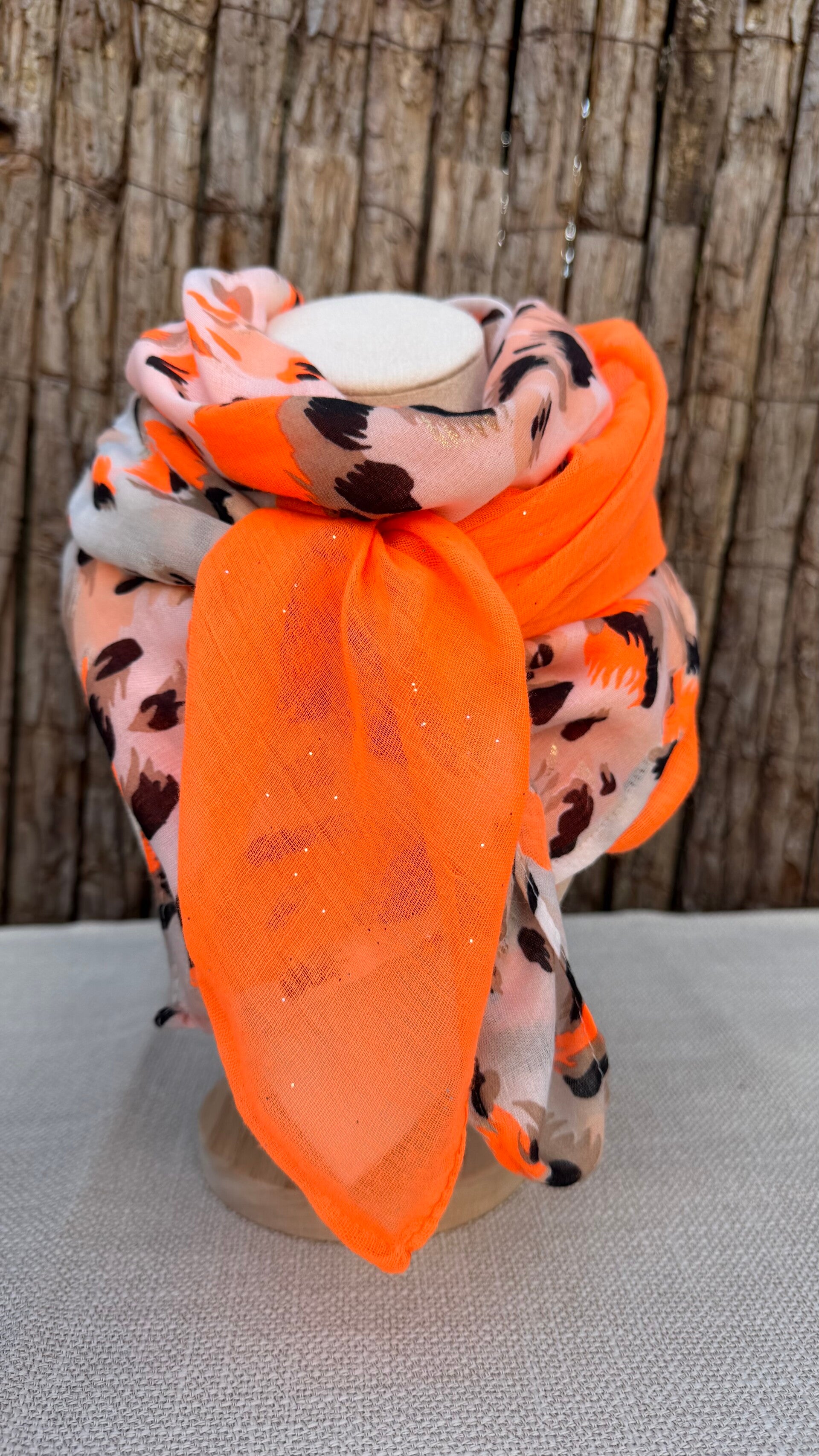 Foulard enfant léopard