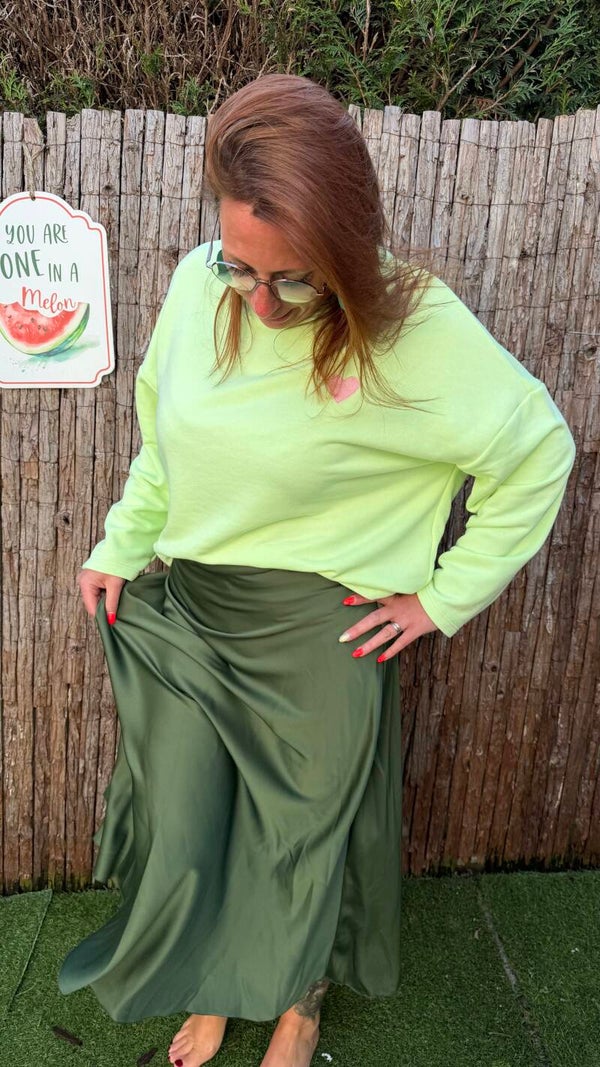 Jupe en satin