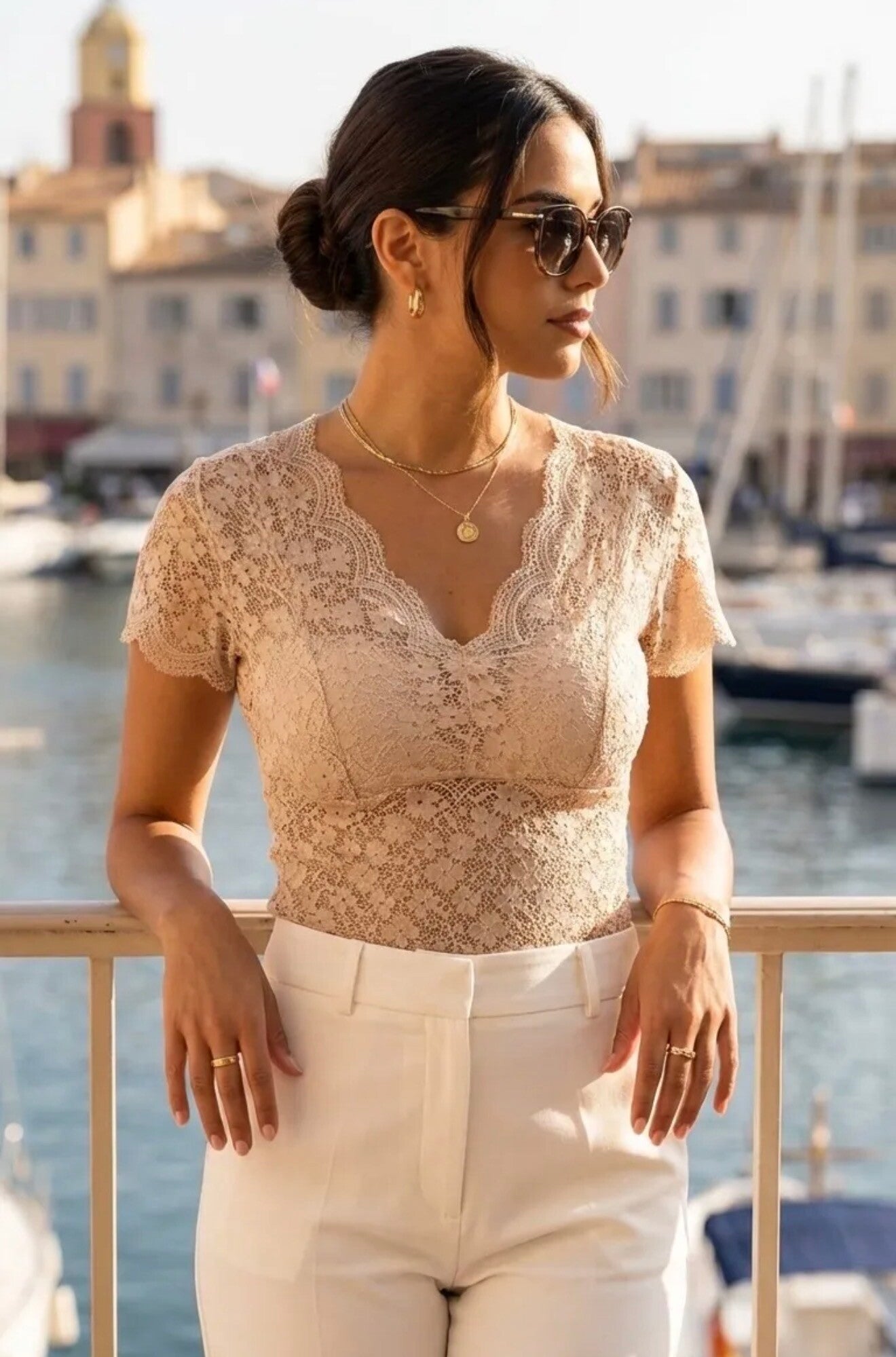 Blouse en dentelle