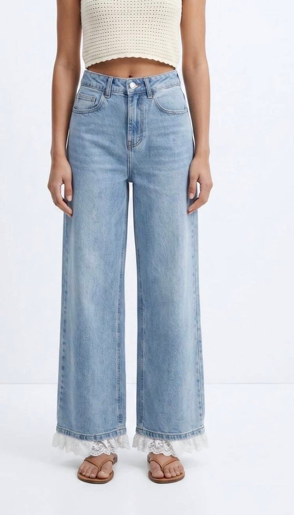 Jeans dentelle
