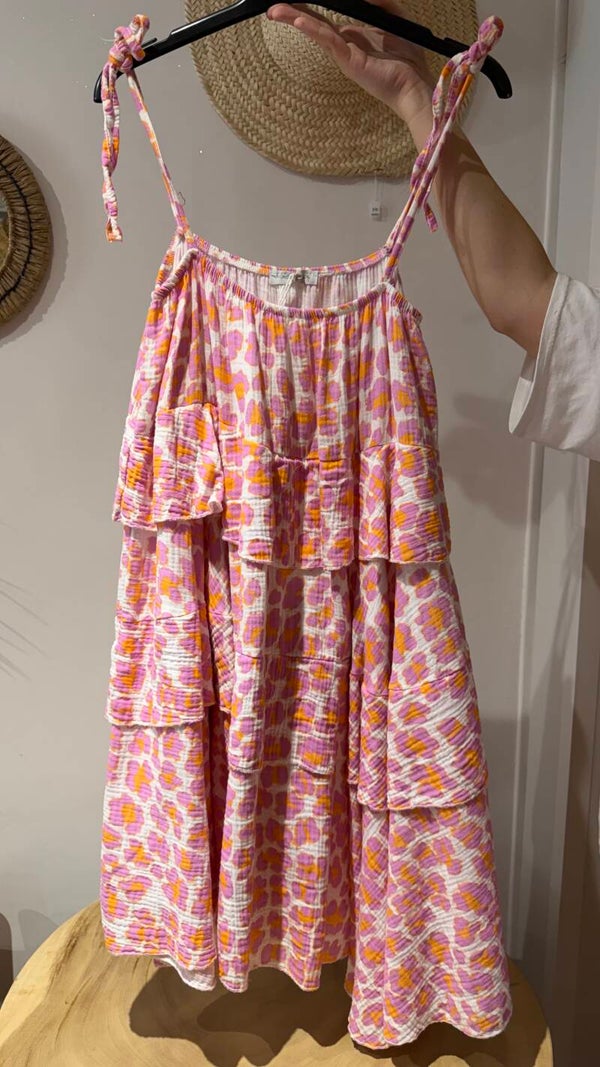 Robe bretelle Léo Lila