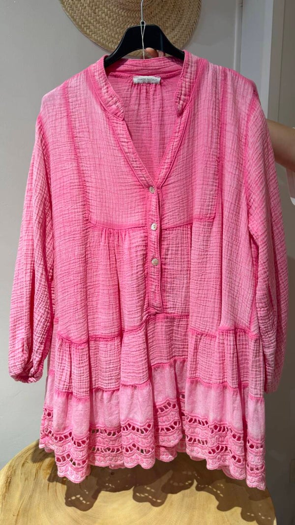 Tunique fushia