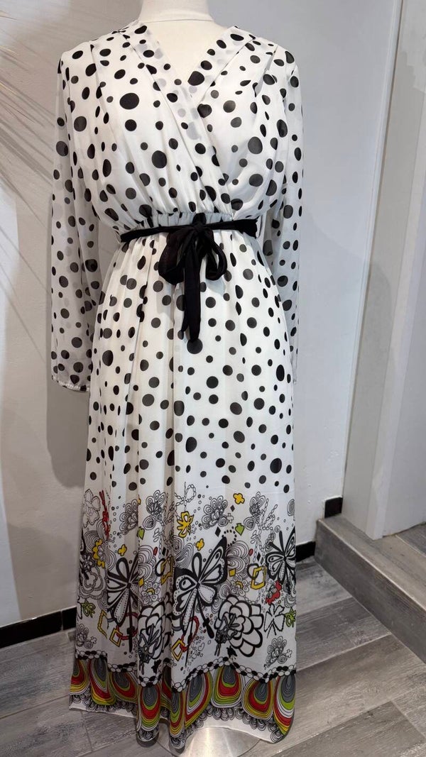 Robe à pois