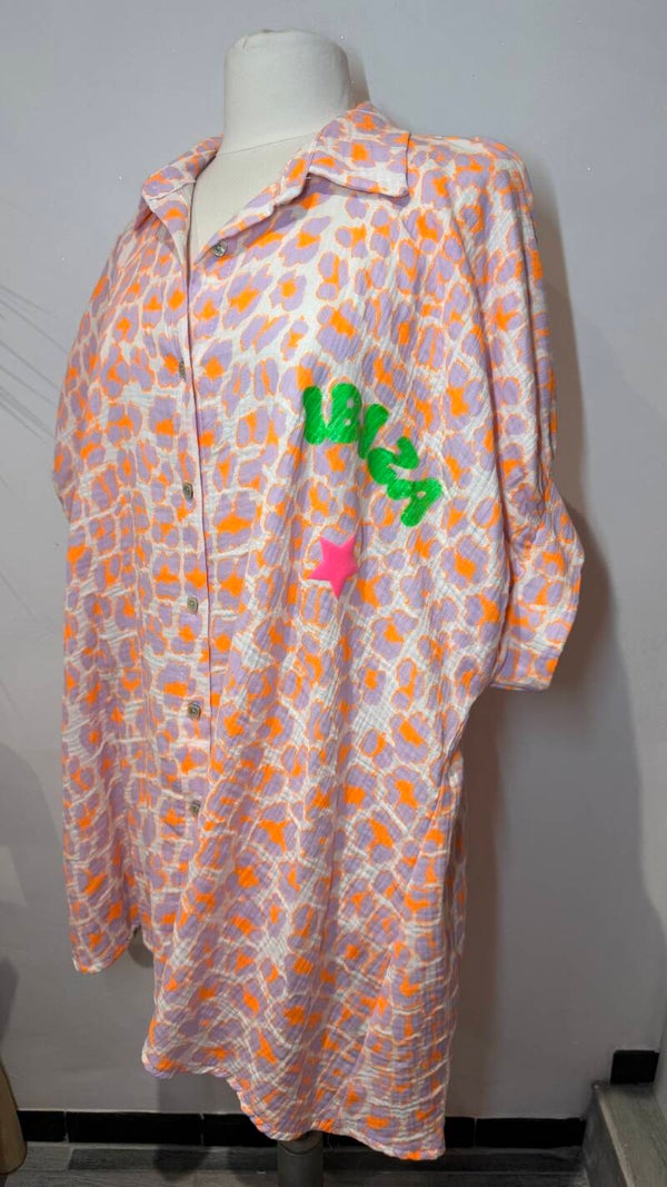 Chemise léopard Ibiza