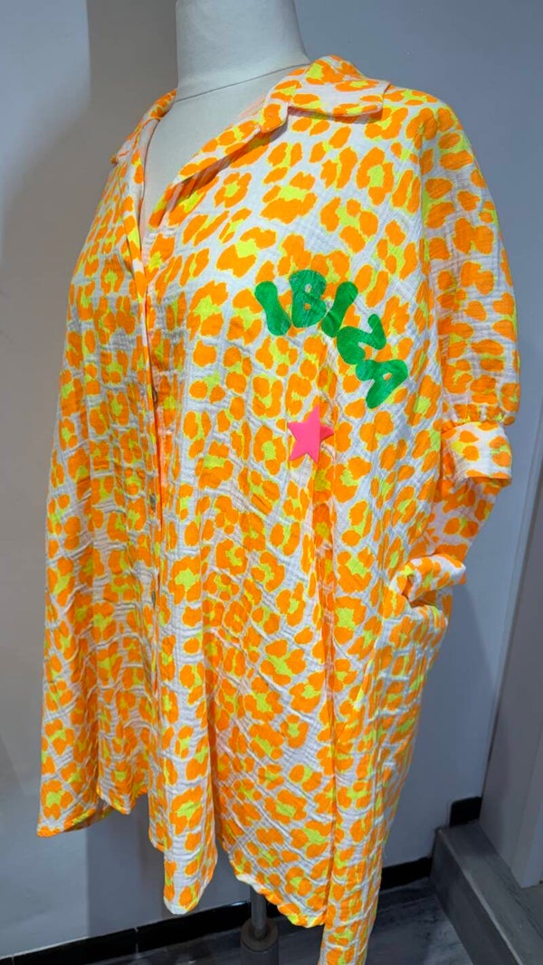 Chemise léopard Ibiza